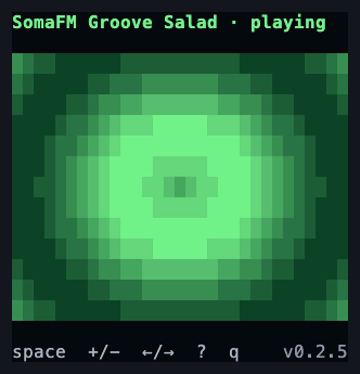 RadioCLI’s micro Now Playing layout